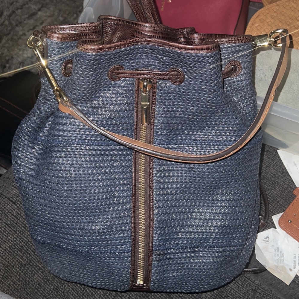 Elizabeth and James Drawstring Backpack Purse